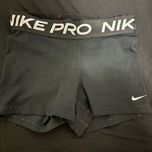 Nike Women's Black Pro Shorts